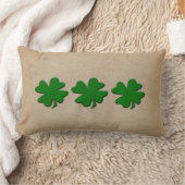 シャムロック ランバークッション (ブランケット)