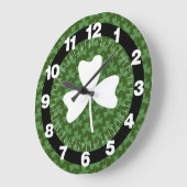 シャムロック ラージ壁時計 (傾斜)