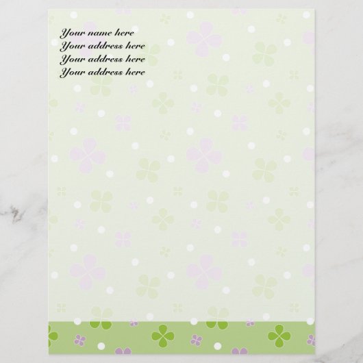 シャムロック レターヘッド (正面)