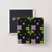 シャムロック 缶バッジ (正面&裏面)