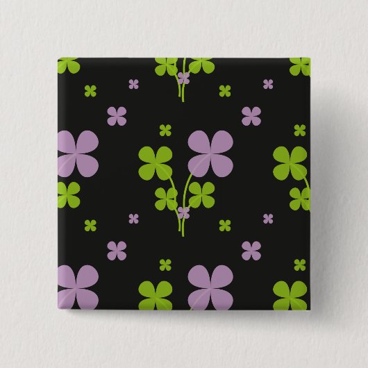 シャムロック 缶バッジ (正面)