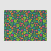 シャムロック、花と虹セントパトリックの日 薄葉紙 (正面)