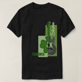 シャムロック。音楽テーマセントパトリックの日 Tシャツ