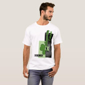 シャムロック。音楽テーマ聖パトリックの日 Tシャツ (正面フル)