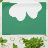 シャムロックSaint patricks dayアイルランド キッチンタオル (折り畳み)