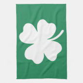 シャムロックSaint patricks dayアイルランド キッチンタオル (縦)