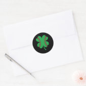 シャムロックSt patricks dayアイルランドの販売の恋人 ラウンドシール (封筒)