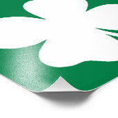 シャムロックSt patricks dayアイルランド フォトプリント (角)