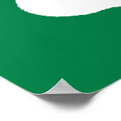 シャムロックSt patricks dayアイルランド ポスター (角)