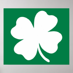 シャムロックSt patricks dayアイルランド ポスター