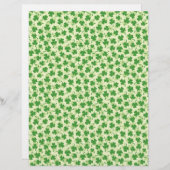 シャムロックSt patricks dayスクラップブッククラフト紙 (正面/裏面)