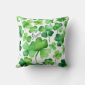 シャムロックSt patricks day クッション (裏面)