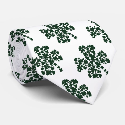 シャムロックSt patricks day ネクタイ (ロール)