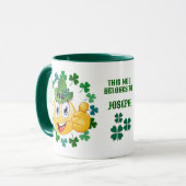 シャムロパーソナライズされたックでかわいいアイルランドの絵文字 マグカップ (正面左)