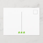 シャムロモダンックセントパトリックの日パーティの招待状 インビテーションポストカード (裏面)