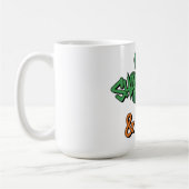 シャムロ転がックとセント・パトリックの日 コーヒーマグカップ (左)