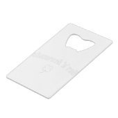 シャムロ転がックの聖パトリックの日 クレジットカード栓抜き (裏面アングル)