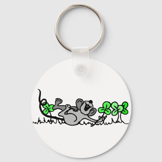 シャムロ遊ックのネズミ キーホルダー (正面)