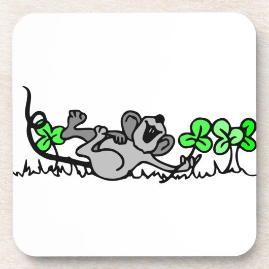 シャムロ遊ックのネズミ コースター (正面)