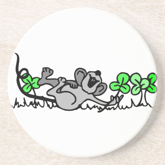 シャムロ遊ックのネズミ コースター (正面)