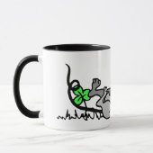 シャムロ遊ックのネズミ マグカップ (左)