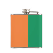 シャムロ食べックドリンクとベアイリッシュ国旗 フラスク (裏面)