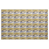 シャム及び暗いラットの生地の水彩画の絵画 ファブリック (ファットクウォーター)