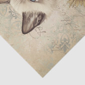 シャム子猫ひまわり猫 薄葉紙 (詳細)