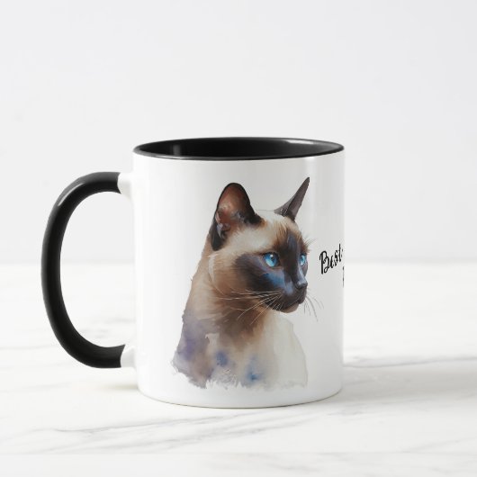 シャム最高の猫ママEver Mug マグカップ (左)