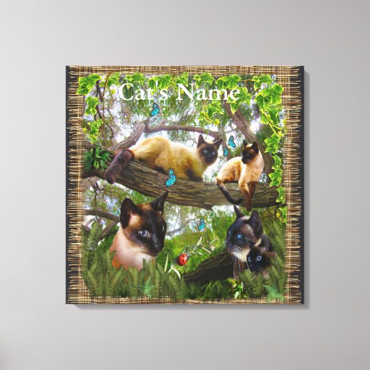 シャム派ソフィー キャンバスプリント (正面)