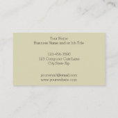 シャム猫いたずら 名刺 (裏面)