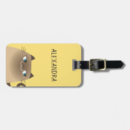 シャム猫かわいい ラゲッジタグ