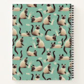 シャム猫が物 ノートブック (裏面)