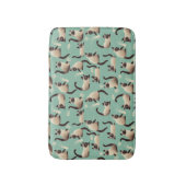 シャム猫が物 バスマット (正面縦)