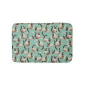 シャム猫が物 バスマット (正面)