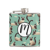 シャム猫が物 フラスク (正面)