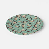 シャム猫が物 ペーパープレート (アングル)