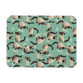 シャム猫が物 マグネット (横)