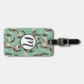 シャム猫が物 ラゲッジタグ (正面横)