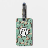 シャム猫が物 ラゲッジタグ (裏面縦)