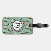 シャム猫が物 ラゲッジタグ (裏面横)