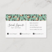 シャム猫が物 名刺 (裏面)