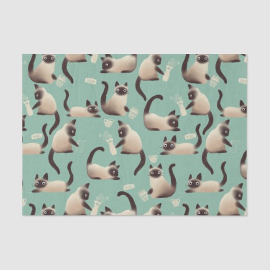 シャム猫が物 薄葉紙 (正面)