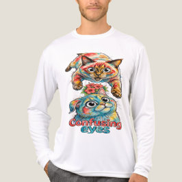 シャム猫とシャルトルリュの魅力PNG トライブレンドTシャツ