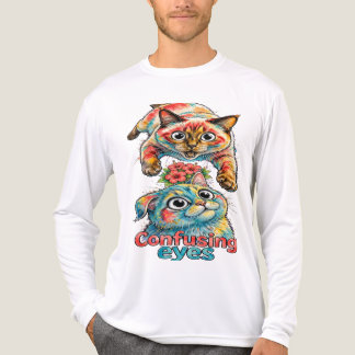 シャム猫とシャルトルリュの魅力PNG トライブレンドTシャツ