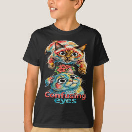シャム猫とシャルトルリュの魅力PNG  Tシャツ