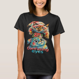 シャム猫とシャルトルリュの魅力PNG  Tシャツ