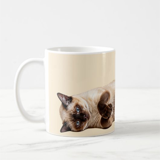 シャム猫のあったかグッズ コーヒーマグカップ (左)