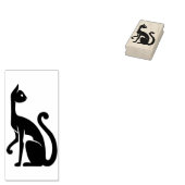 シャム猫のアートスタンプ ラバースタンプ (押印)