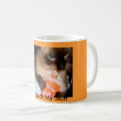 シャム猫のイラスト入りコーヒーマグ コーヒーマグカップ (正面右)